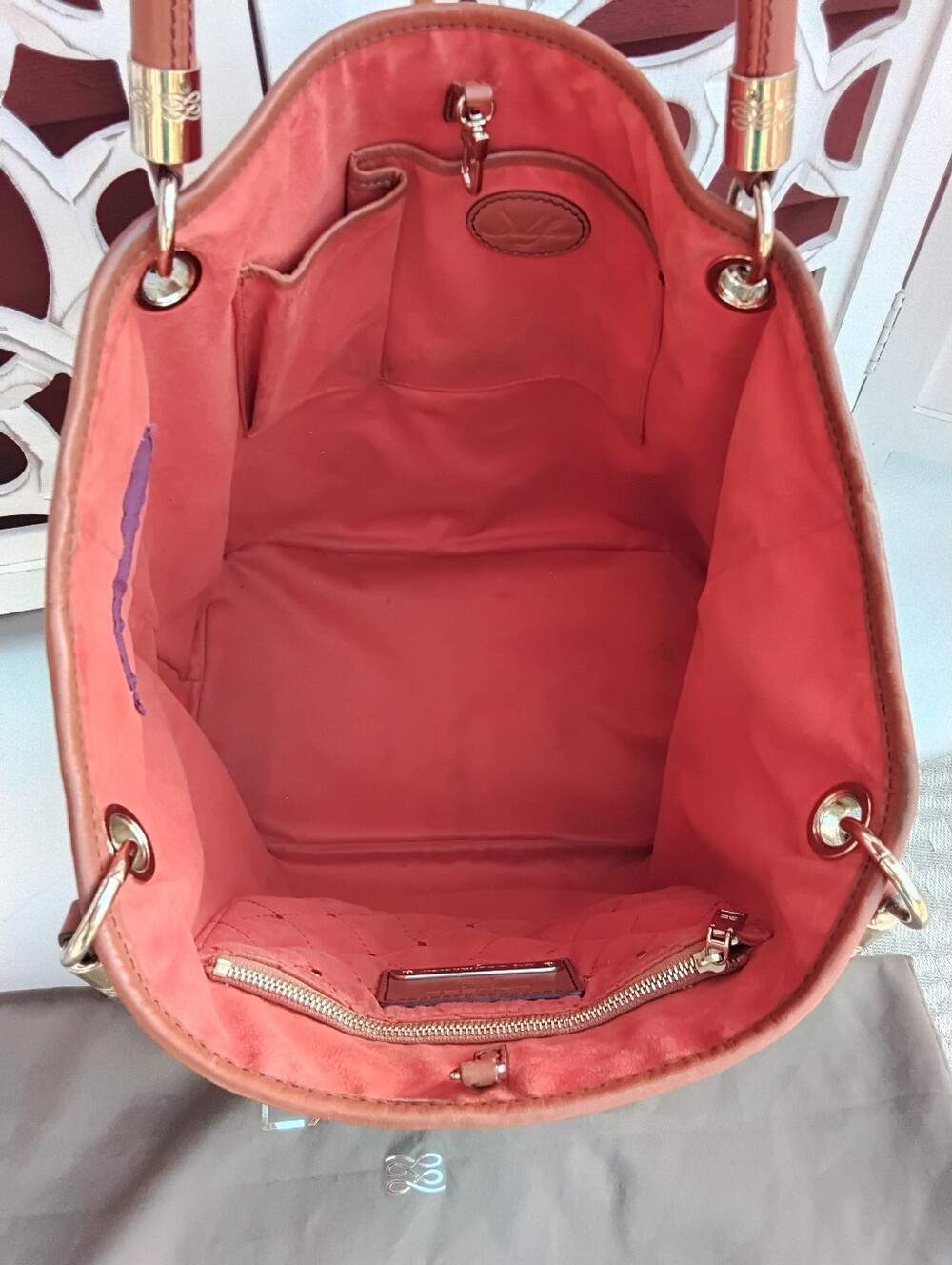 Lancel Paris Salvatore Dali Designed Tote Bag - Picture 5 of 12
